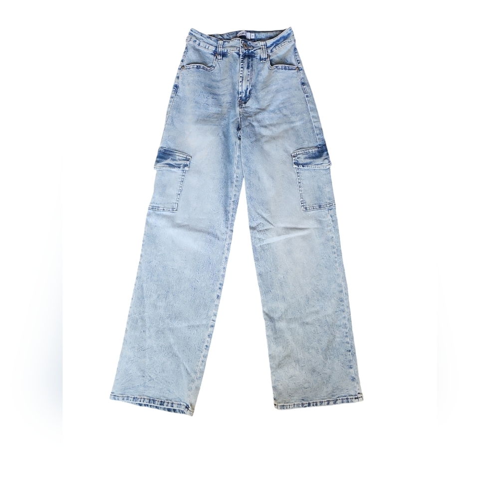 high rise wide leg jeans
